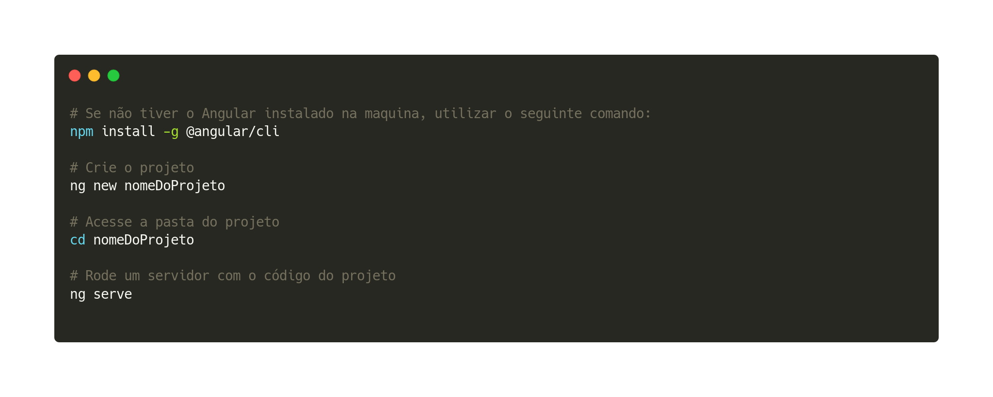 Configurando o Projeto