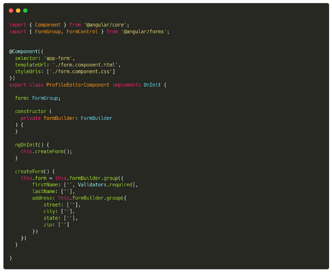 Validações padrão