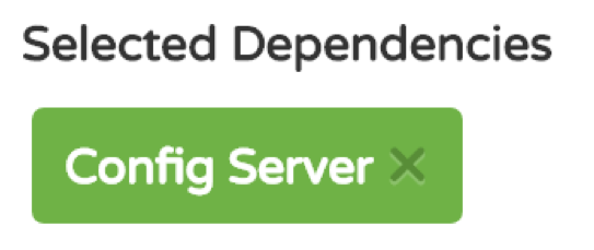 spring cloud config server dep