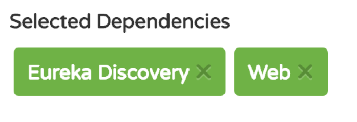 spring cloud eureka client dep