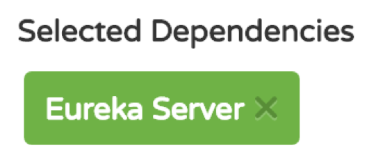 spring cloud eureka server dep